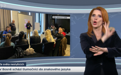 It was a report from the conference “Sign Language as a Bridge” in Sarajevo.