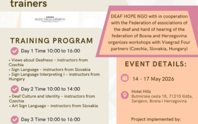 Final V4 Mission for Deaf Instructors in Sarajevo